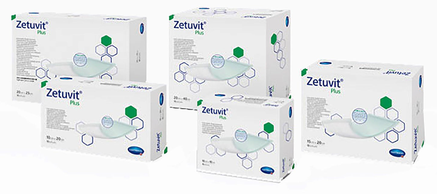 Zetuvit Plus Sterile Superabsorbent Dressing, 4 x 4 Inch 1/EACH -413110