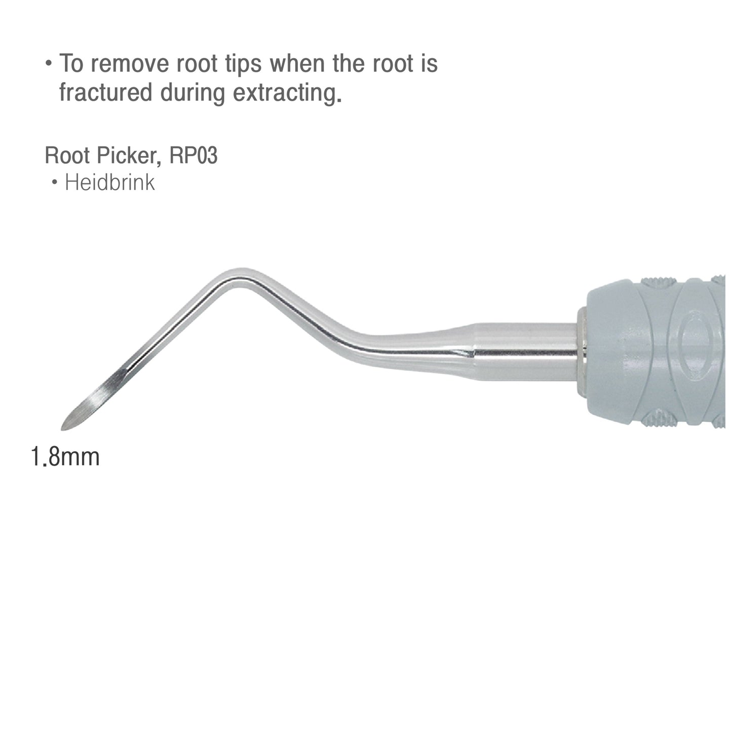 1.8mm Osung Heidbrink Dental Root Pick ERP3 Premium - Osung USA