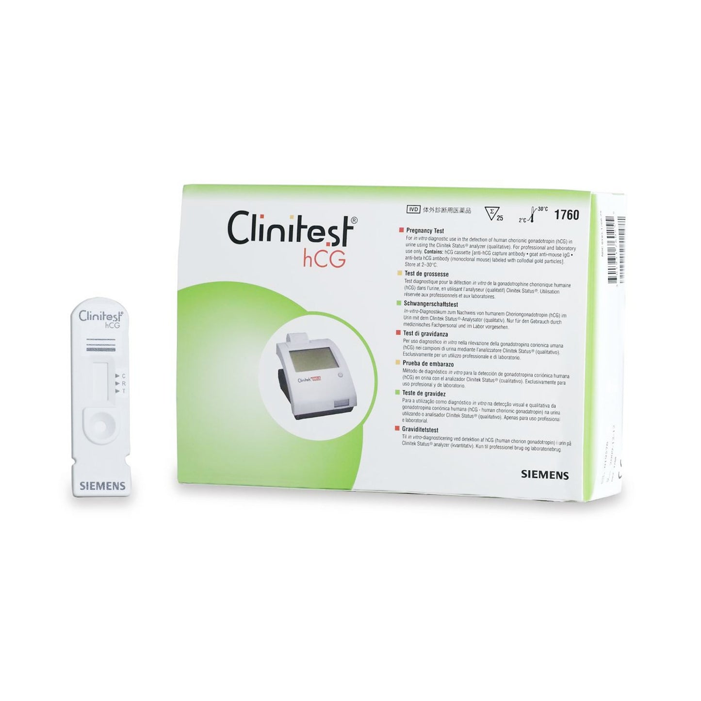 Clinitest hCG Pregnancy Fertility Reproductive Health Test Kit 1/KIT -10310618