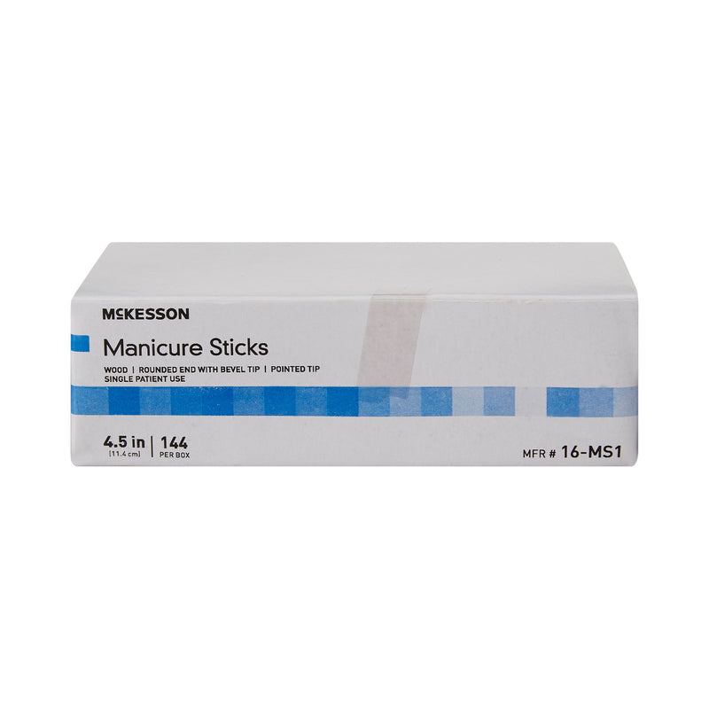 McKesson Manicure Sticks, 100% White Birch, 4.5"