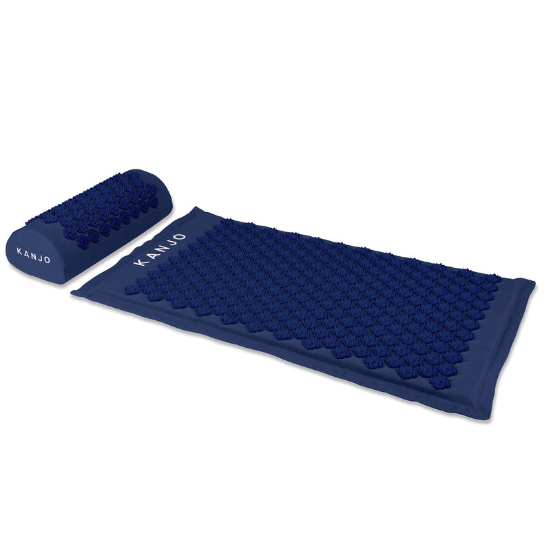 Kanjo Memory Foam Acupressure Mat Set, Dark Blue