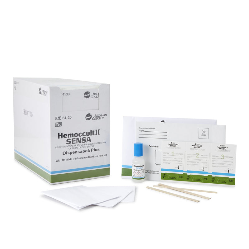 Hemoccult® Sensa® Dispensapak™ Plus Fecal Occult Blood Colorectal Cancer Screening Test Kit