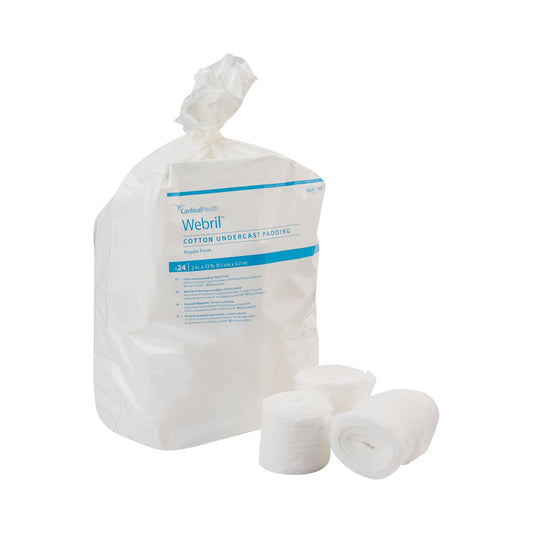 Webril™ Undercast Cotton Cast Padding, nonsterile, White, 2 Inch x 4 Yard 72/CASE -1418