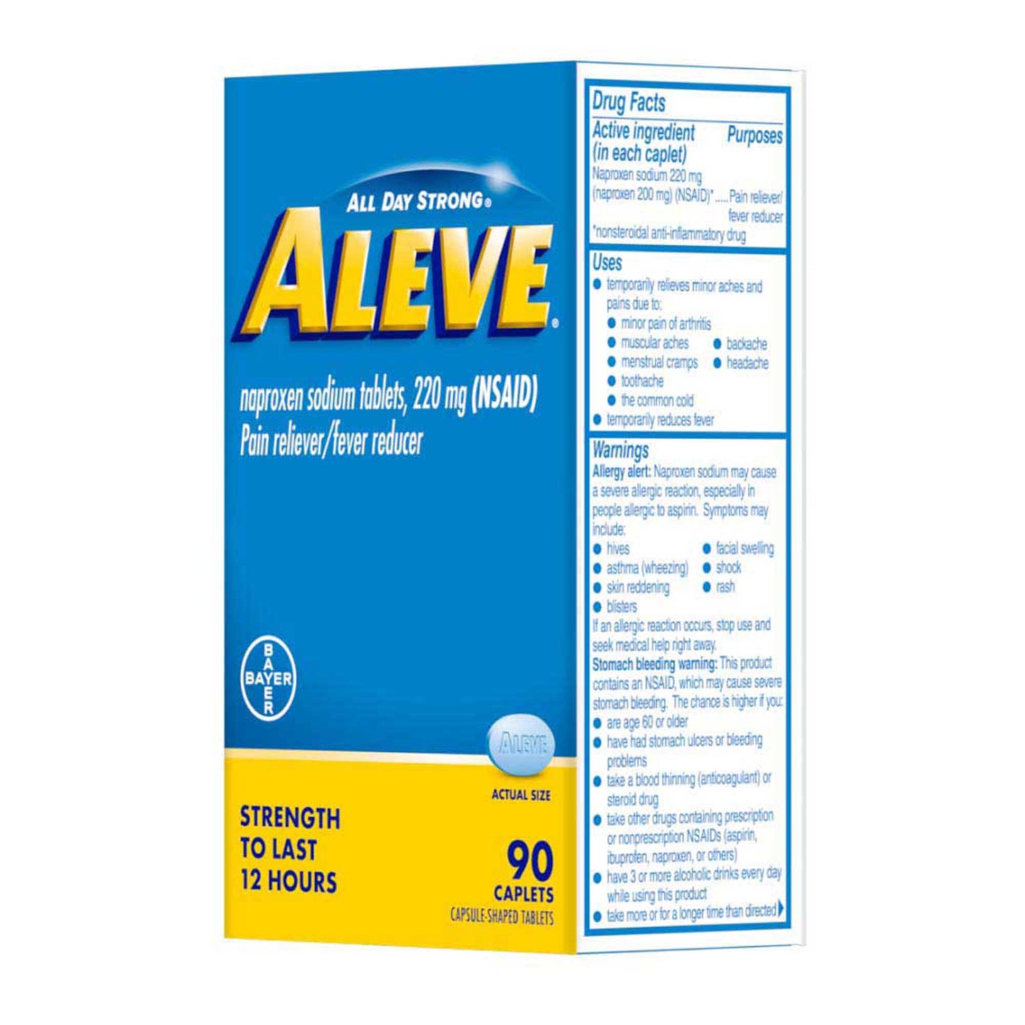 Aleve Naproxen Sodium Pain Relief 1/BOTTLE -00280601001