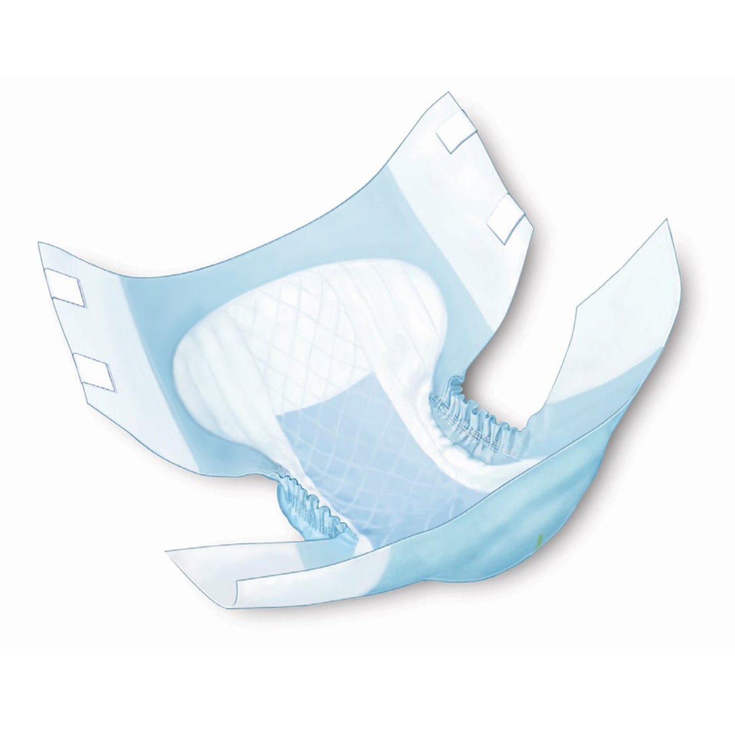 Wings™ Quilted Plus with BreatheEasy™ Technology Incontinence Brief, Large 72/CASE -66134