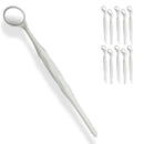 10 Pieces Dental Autoclavable Disposable Mouth Mirror White -ORAL32 - Osung USA