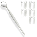 25 Pieces Dental Autoclavable Disposable Mouth Mirror White -ORAL32 - Osung USA