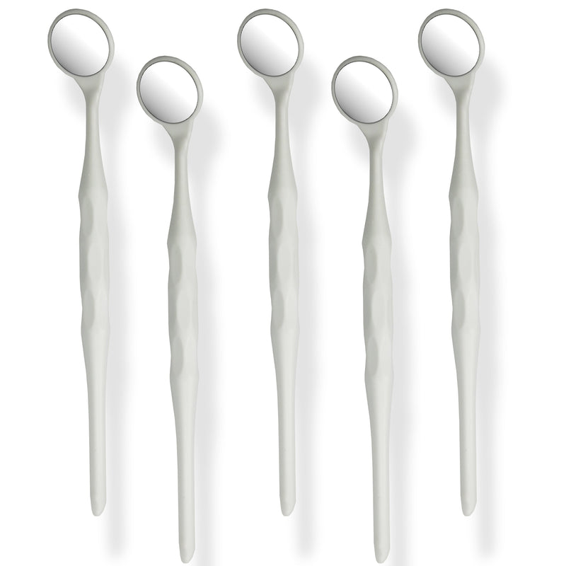 5 Pieces Dental Autoclavable Disposable Mouth Mirror White -ORAL32 - Osung USA