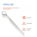 25 Pieces Dental Autoclavable Disposable Mouth Mirror White -ORAL32 - Osung USA