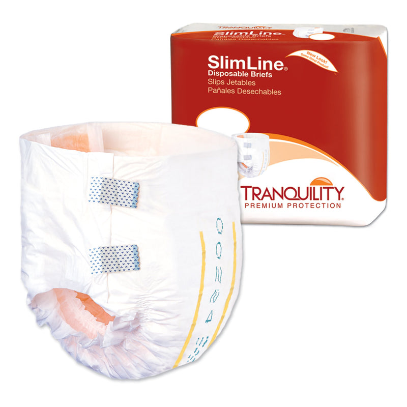 Tranquility SlimLine Heavy Protection Incontinence Brief, Small 10/PACK -2120 - BriteSources