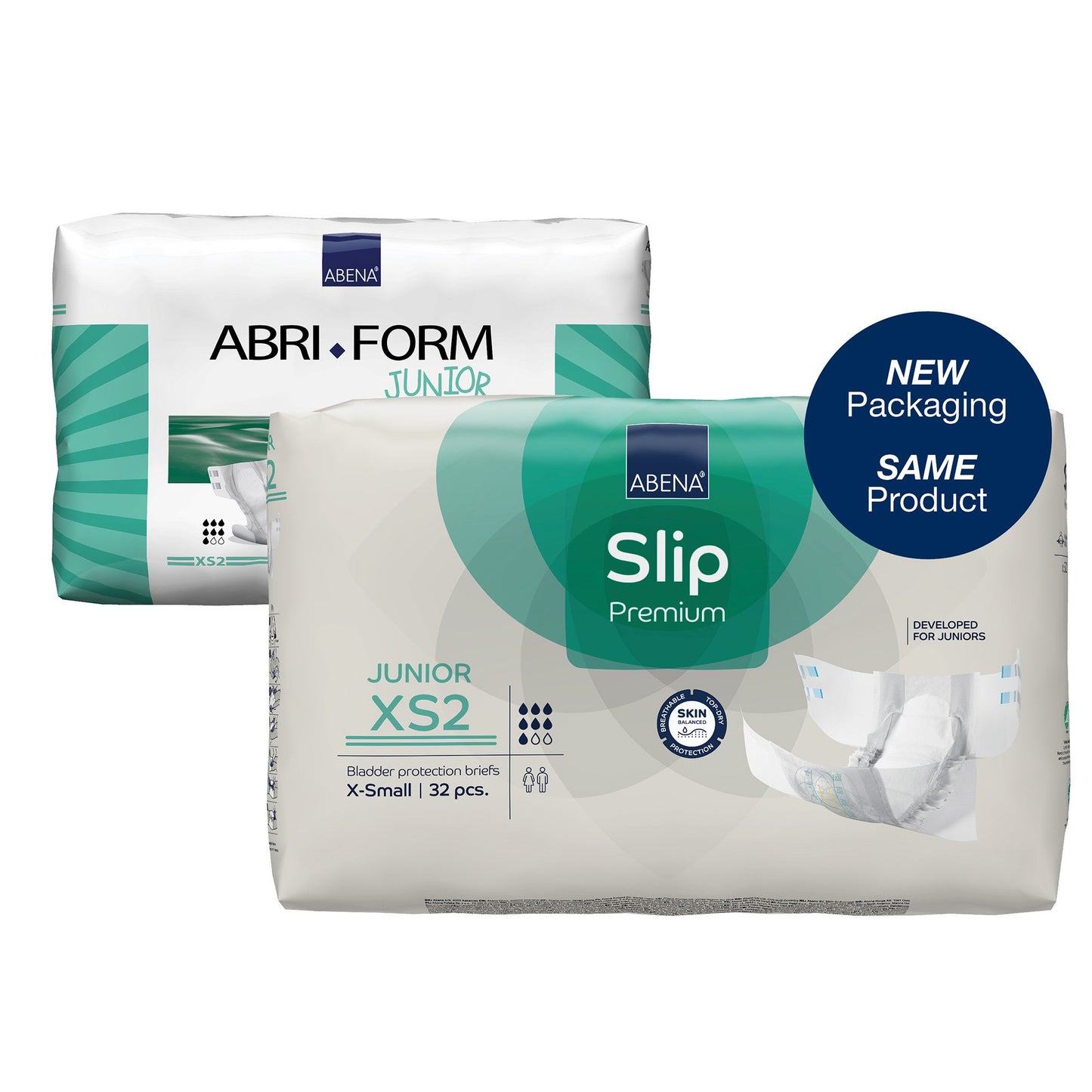 Abena Slip Premium Junior XS2 Incontinence Brief, Extra Small 32/PACK -1000021279