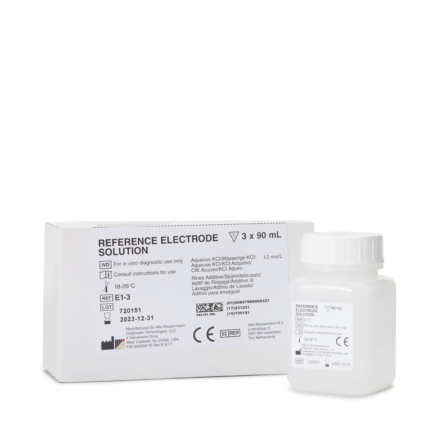 Starlyte™ II Reference Electrode Solution for use with the Starlyte™ Analyzer 1/KIT -E1-3