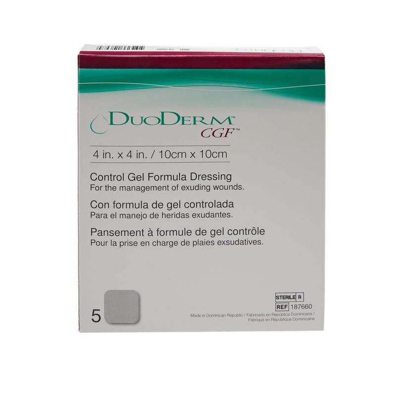 DuoDerm® CGF® Hydrocolloid Dressing, 4 x 4 Inch