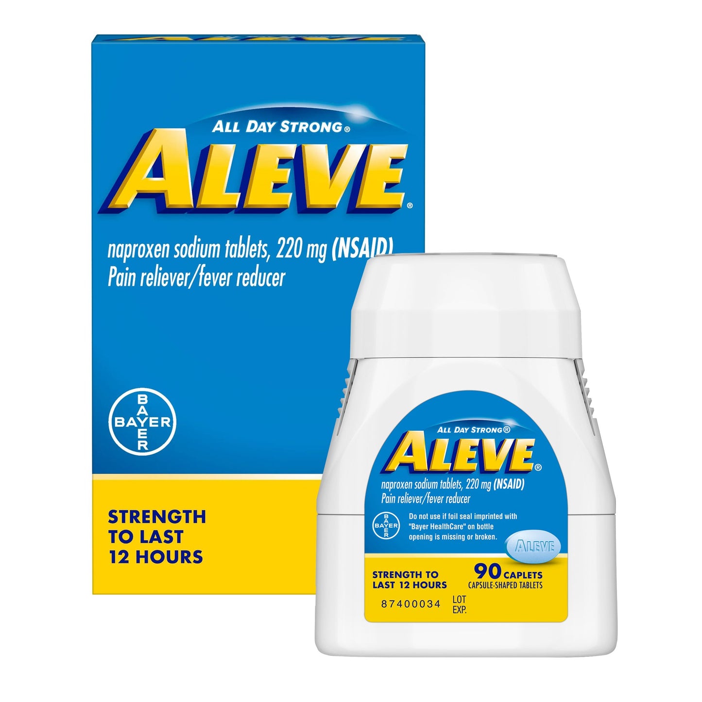 Aleve Naproxen Sodium Pain Relief 1/BOTTLE -00280601001