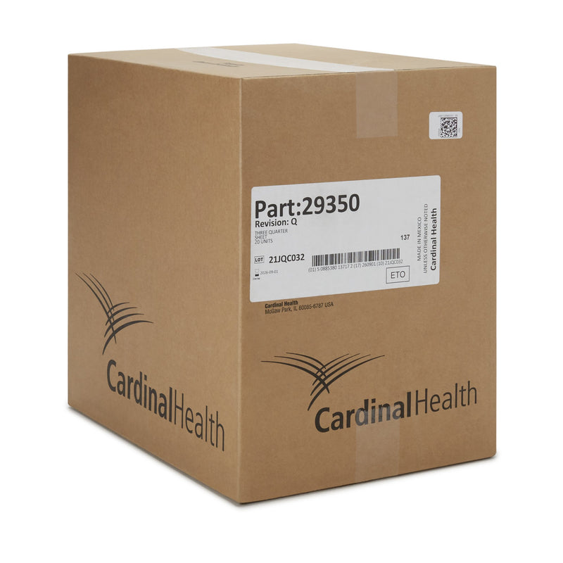 Cardinal Health™ Sterile Three-Quarter General Purpose Drape, 56 x 77 Inch