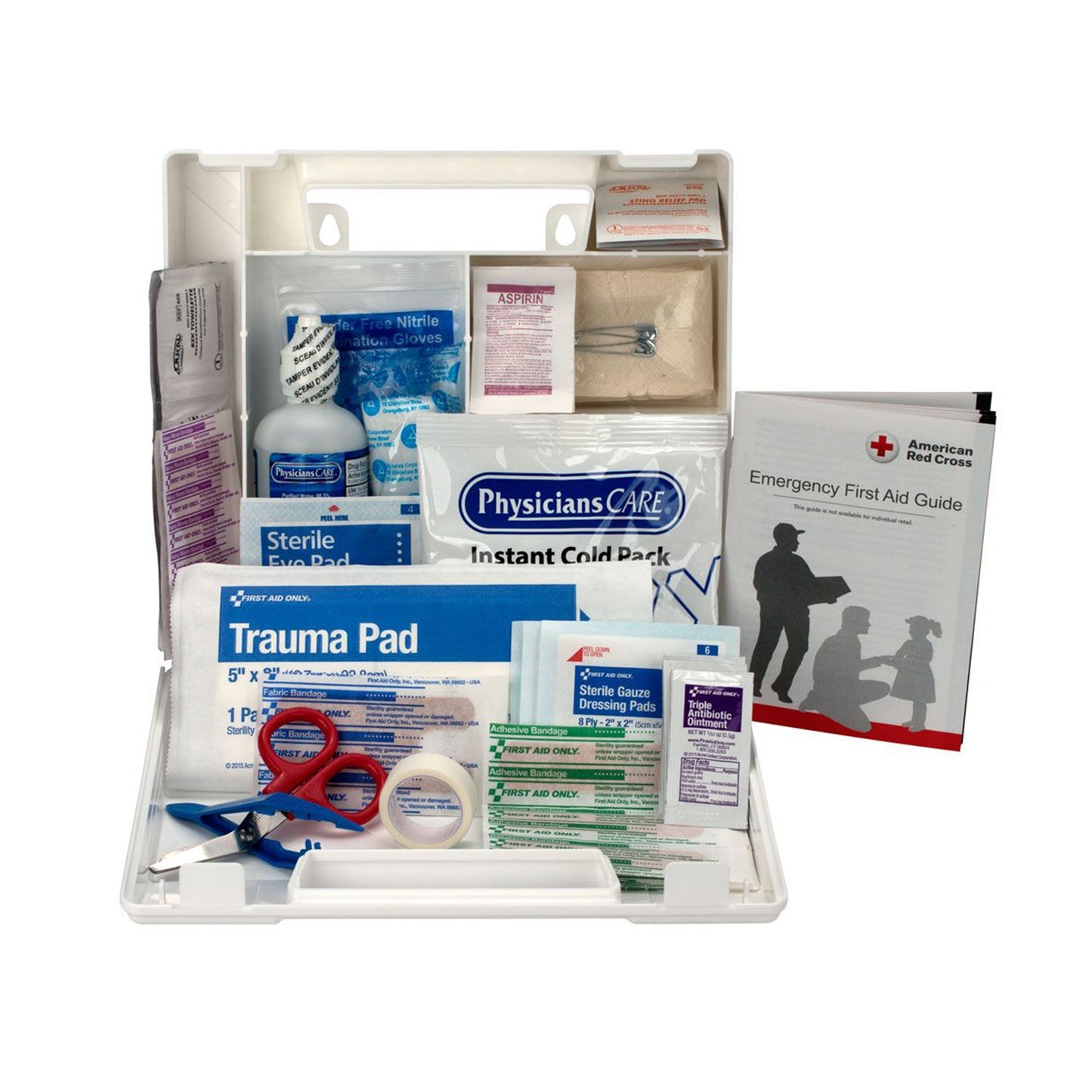 First Aid Only™ 25 People First Aid Kit 10/CASE -223-U/FAO