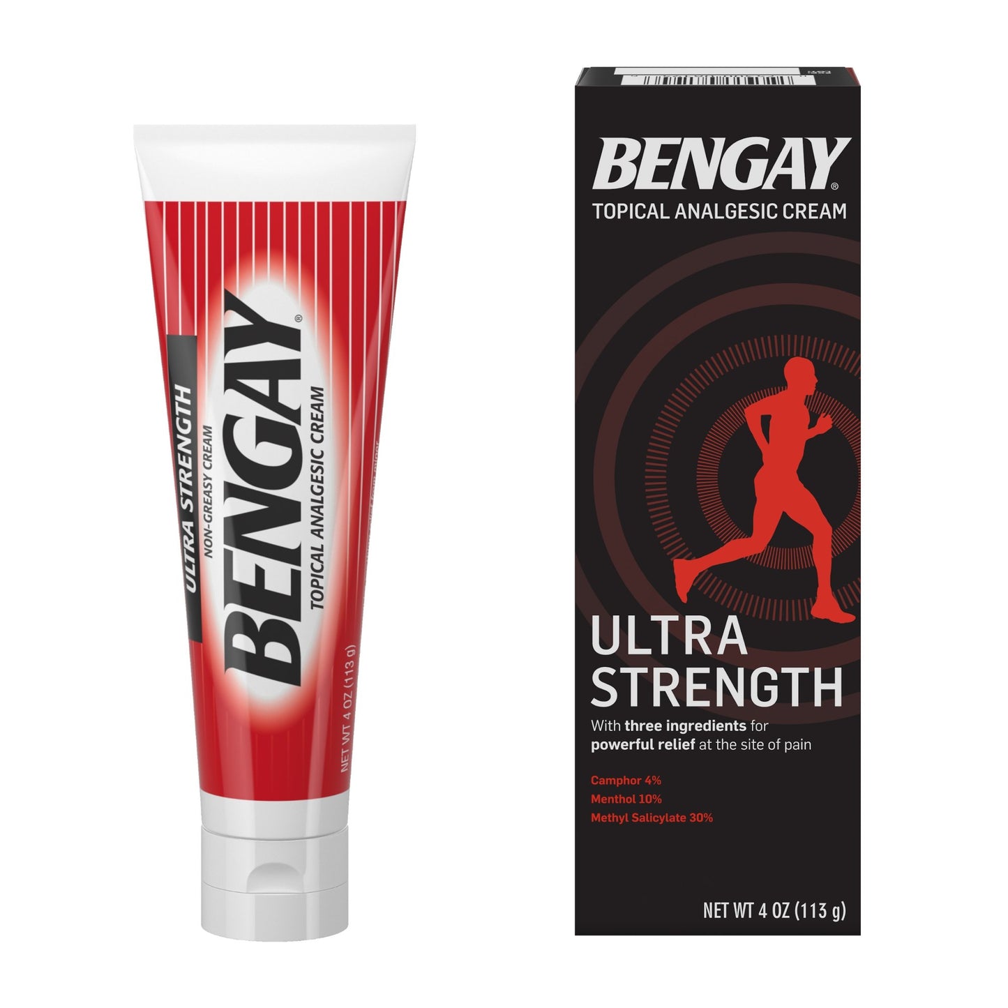 Bengay Ultra Strength Topical Analgesic Cream, 4-ounce tube