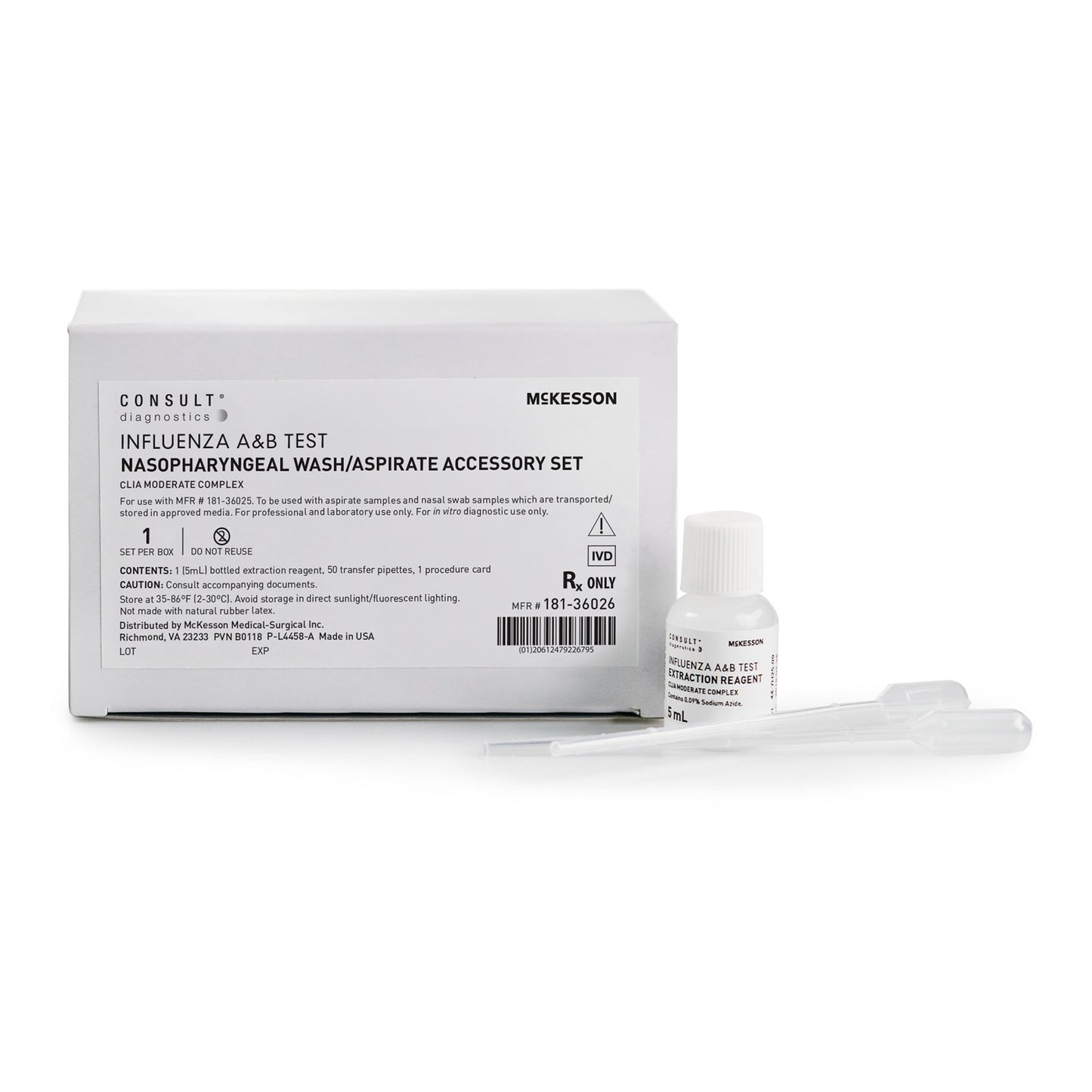 McKesson Consult Flu Test Accessory Set