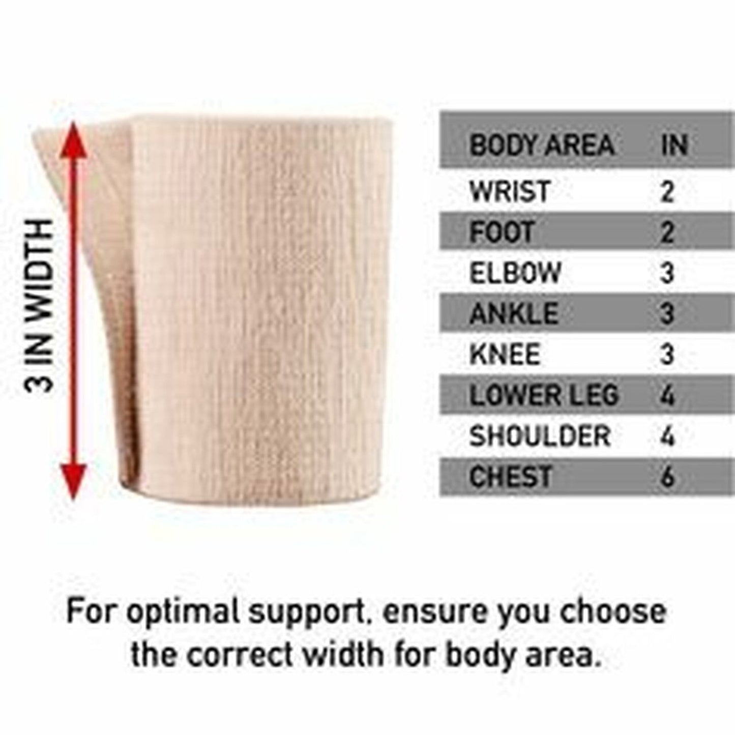 3M™ Ace™ Single Hook and Loop Closure Elastic Bandage, 2 Inch x 4-2/10 Foot 1/EACH -207602