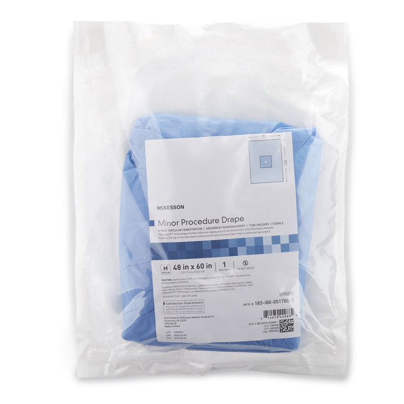 McKesson Sterile Minor Procedure Drape, 48 x 60 Inch