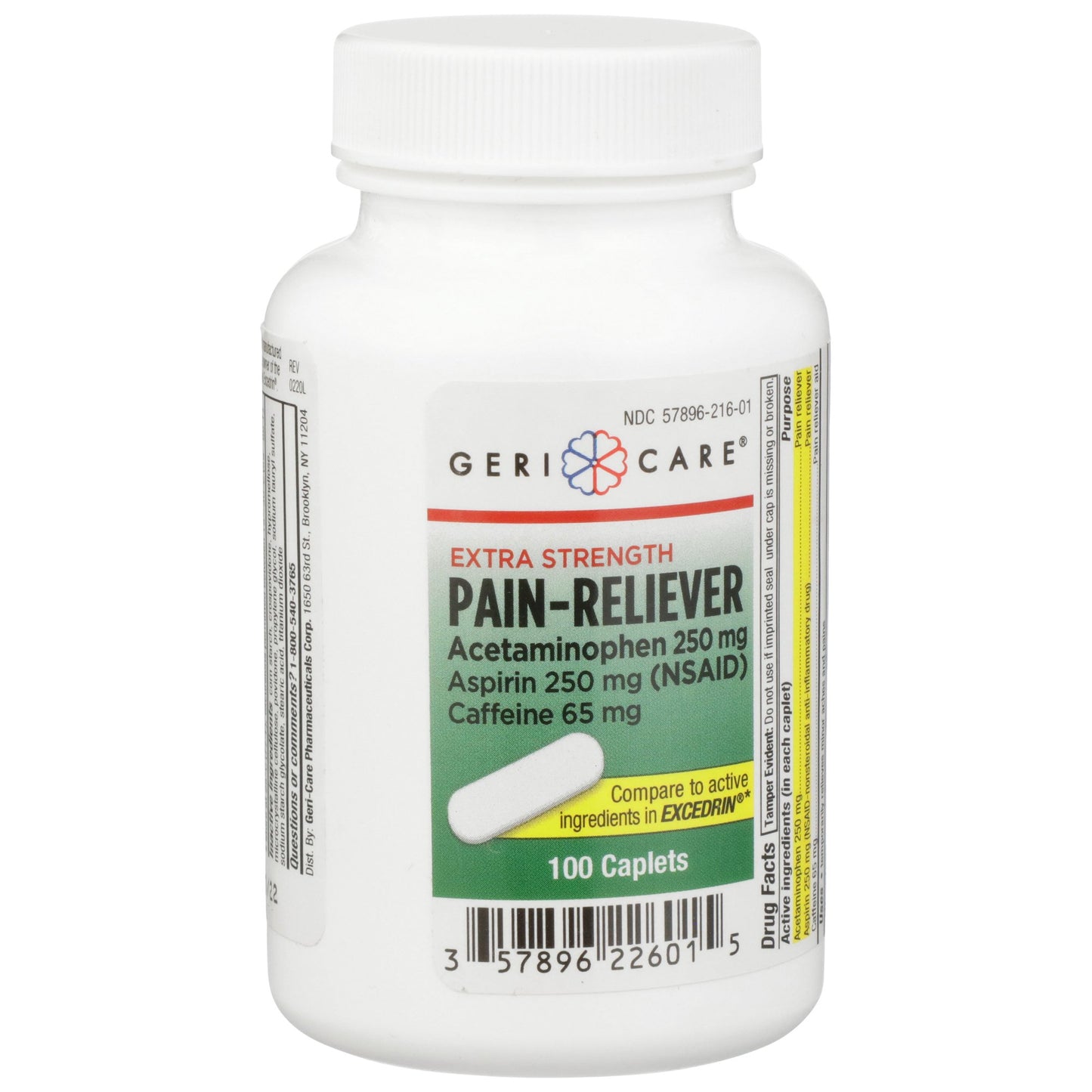 Geri-Care Acetaminophen / Aspirin / Caffeine Pain Relief