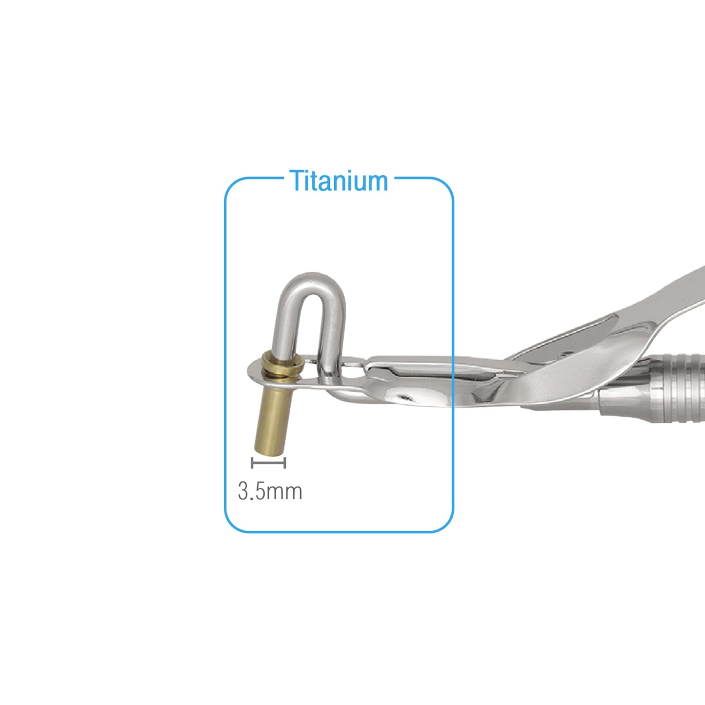 Osung Titanium Bone Graft Carrier 3.5/3.9 mm Dia -BSC3539 - Osung USA