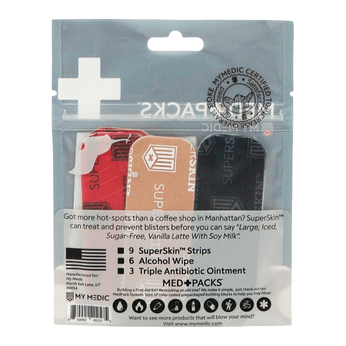 Med Packs™ Blister First Aid Kit 1/EACH -MM-KIT-S-MD-PK-BLSTR