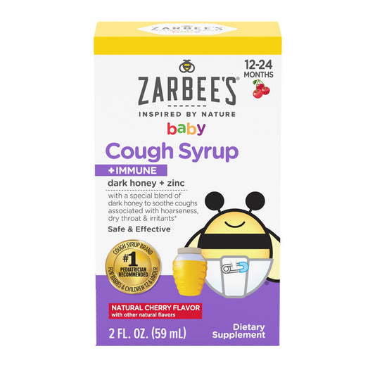 Zarbee's Baby Cough Syrup + Immune Natural Cherry 1/EACH -89723370902