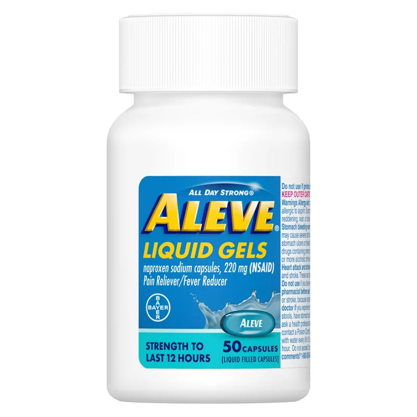 Aleve Liquid Gel Capsules 1/BOTTLE -00280608040