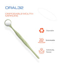 50 Pieces Dental Autoclavable Disposable Mouth Mirror Yellow -ORAL32 - Osung USA