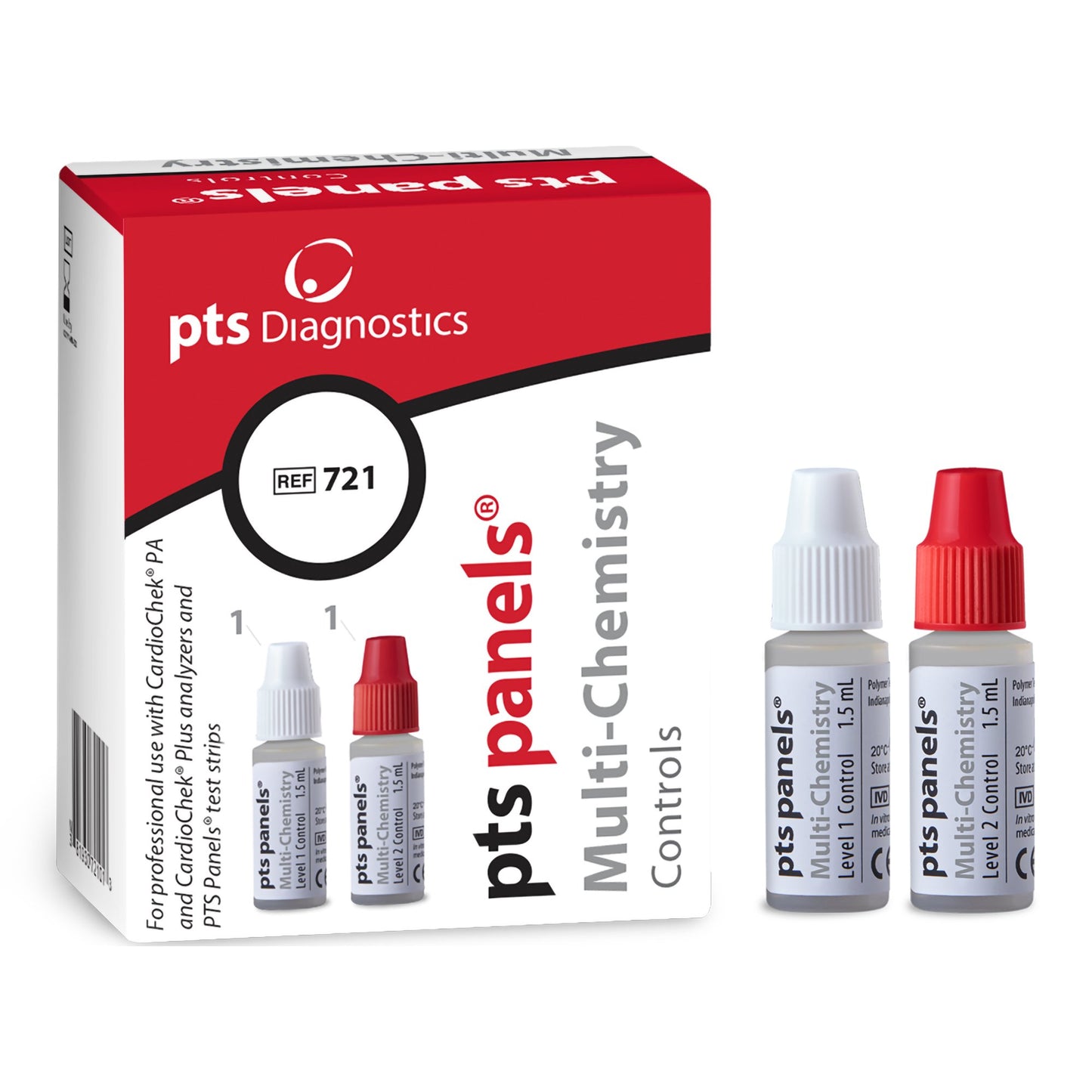 PTS Panels™ Multi-Chemistry Control Set for CardioCheck Analyzers