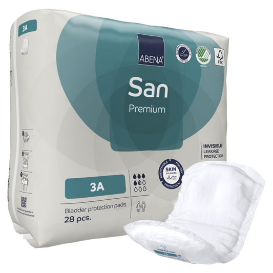 Abena San Premium Bladder Protection Pads, Size 3A 28/PACK -1000021305