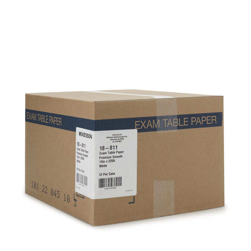 McKesson Smooth Table Paper, 14 Inch x 75 Yard, White