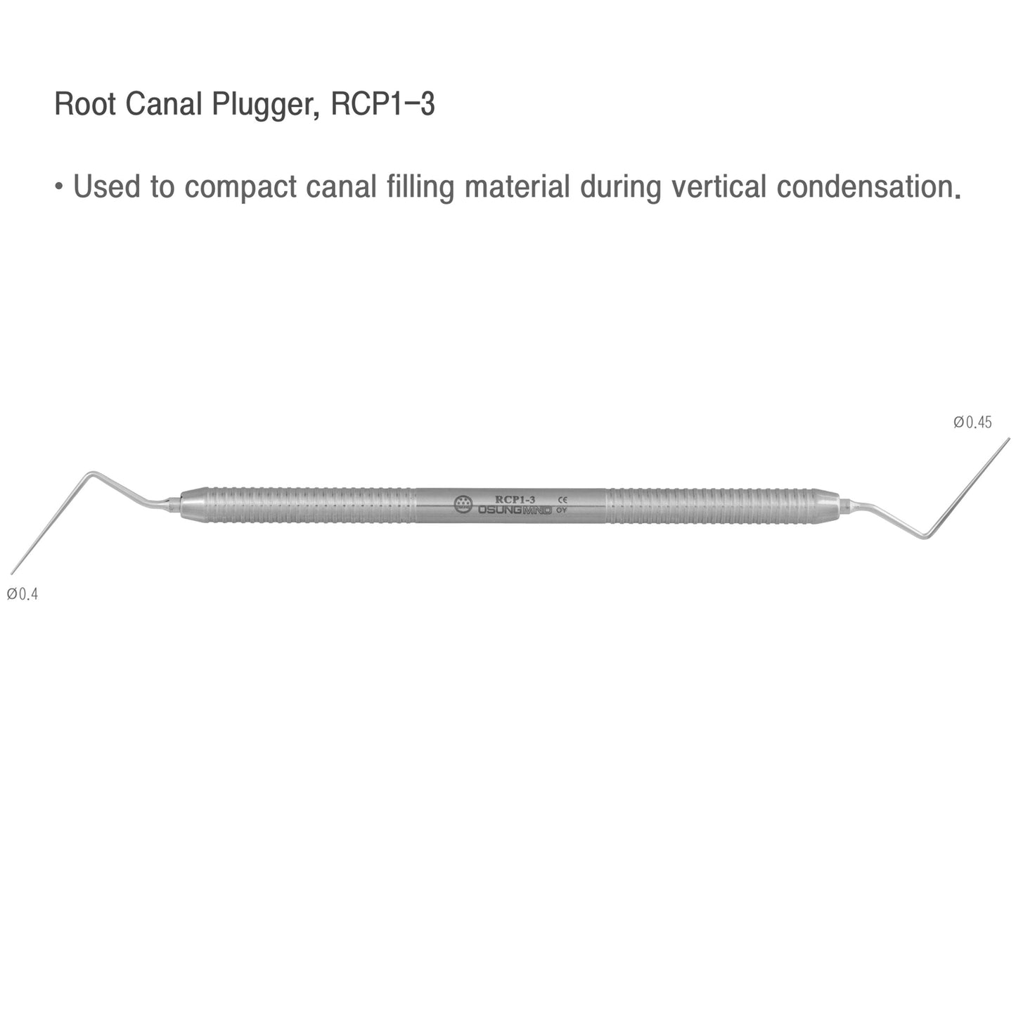 Osung #1/3 Dental Root Canal Plugger Premium -RCP1-3 - Osung USA