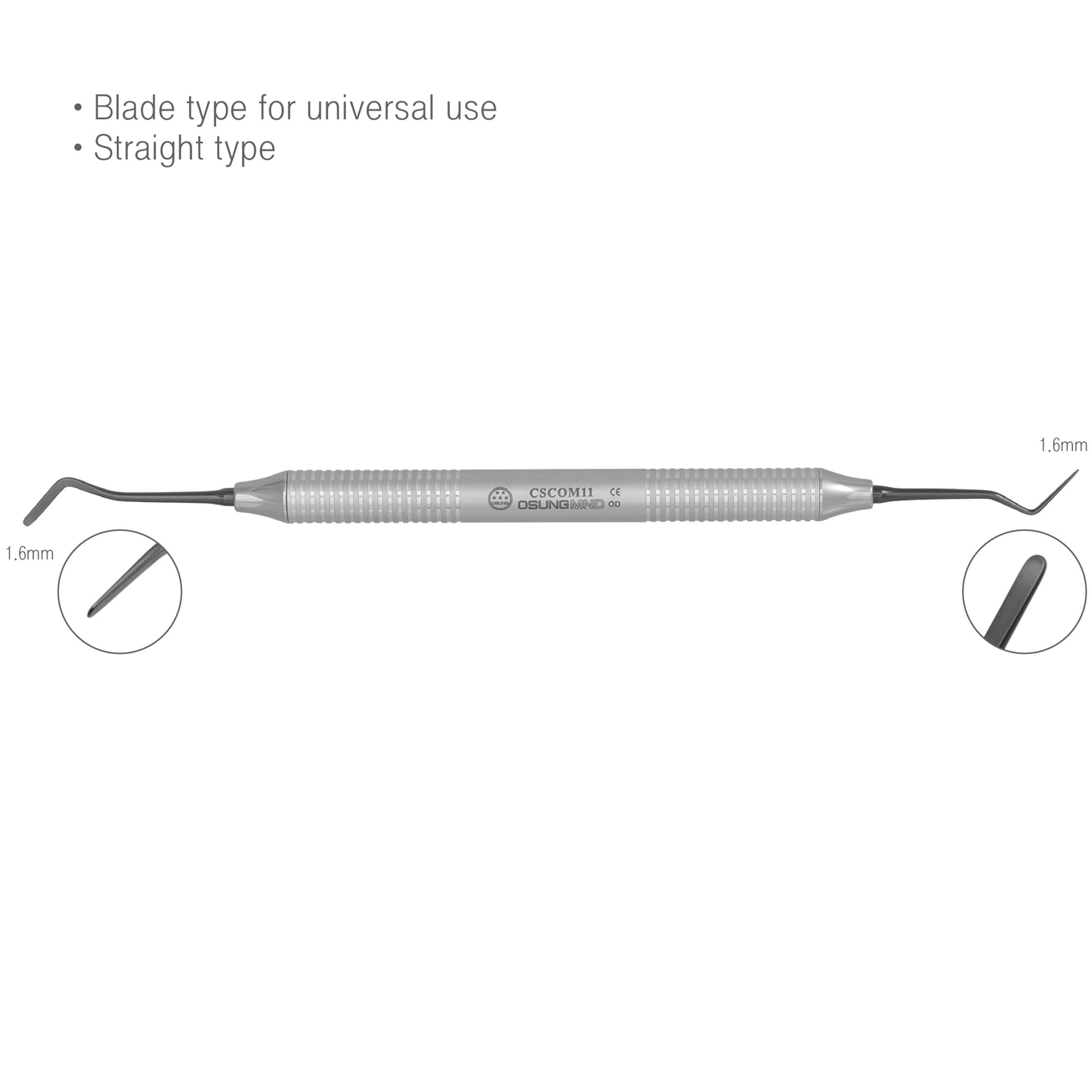 Osung #11 Straight Universal Titanium Dental Composite Instrument -CSCOM11 - Osung USA