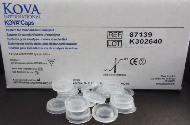 Kova Snap Cap Urinalysis Cap 500/BOX -87139 - BriteSources