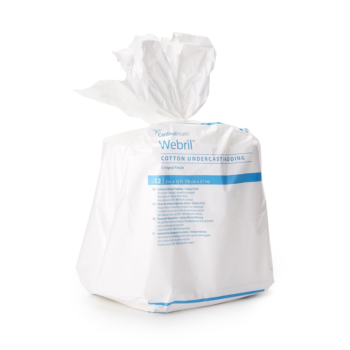 Webril Undercast Cotton Cast Padding, Nonsterile, 6 Inch x 4 Yard 6/BAG -3489