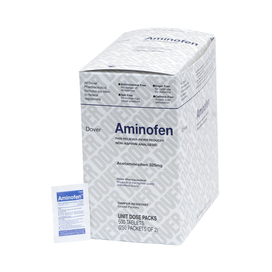 Aminofen Acetaminophen Pain Relief 250/BOX -1625303