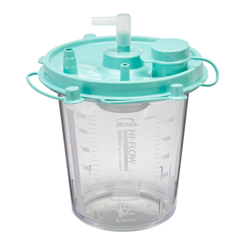 Hi-Flow™ Rigid Suction Canister for use with Bemis Quick-Drain™ Systems, 1200 mL