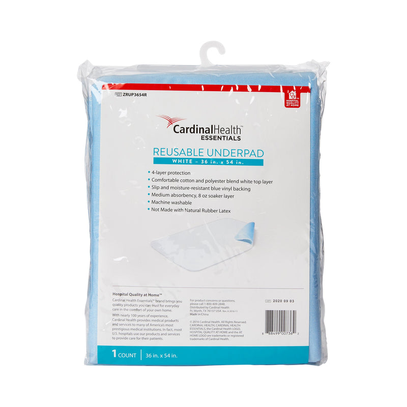 ReliaMed Underpad, Reusable, Polyester 1/EACH -ZRUP3654R - BriteSources