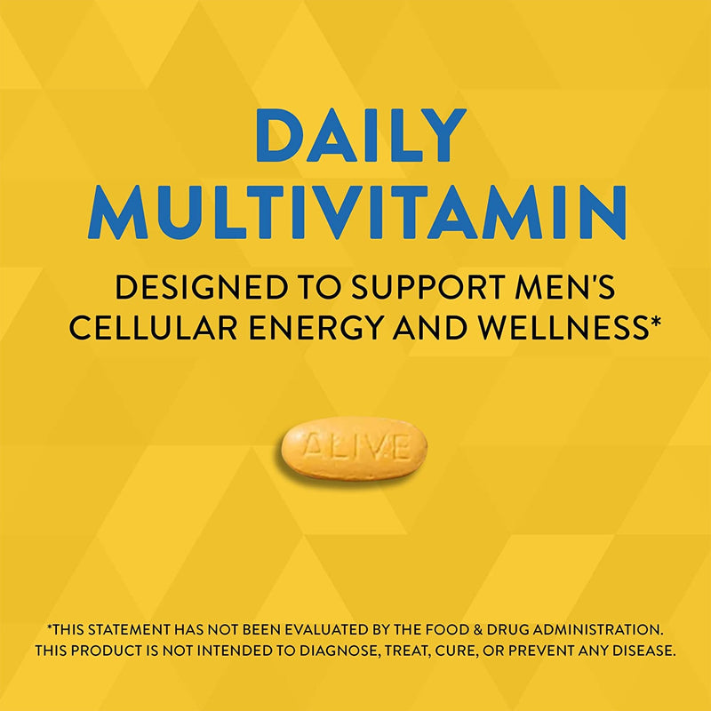 Nature's Way Alive!® Men's Energy Complete Multi-Vitamin Tablets