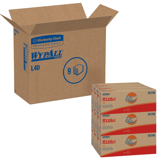 WypAll PowerClean™ L40 Extra Absorbent Towels 100/BOX -05790