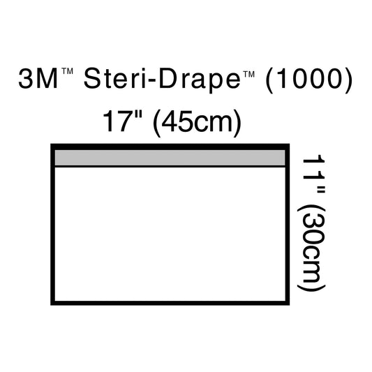 3M™ Steri-Drape™ Sterile Small Towel General Purpose Drape, 17 x 11 Inch 40/CASE -1000