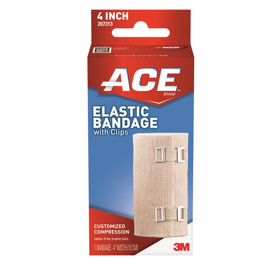 3M™ Ace™ Clip Detached Closure Elastic Bandage, 4 Inch Width 1/EACH -207313