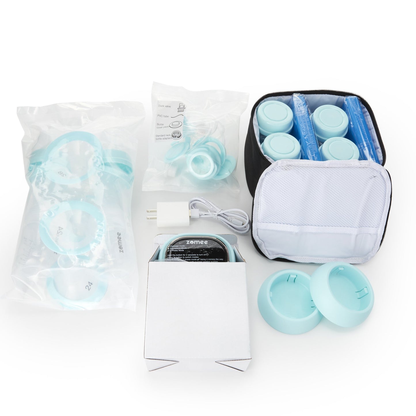 Zomee Double Electric Breast Pump Kit