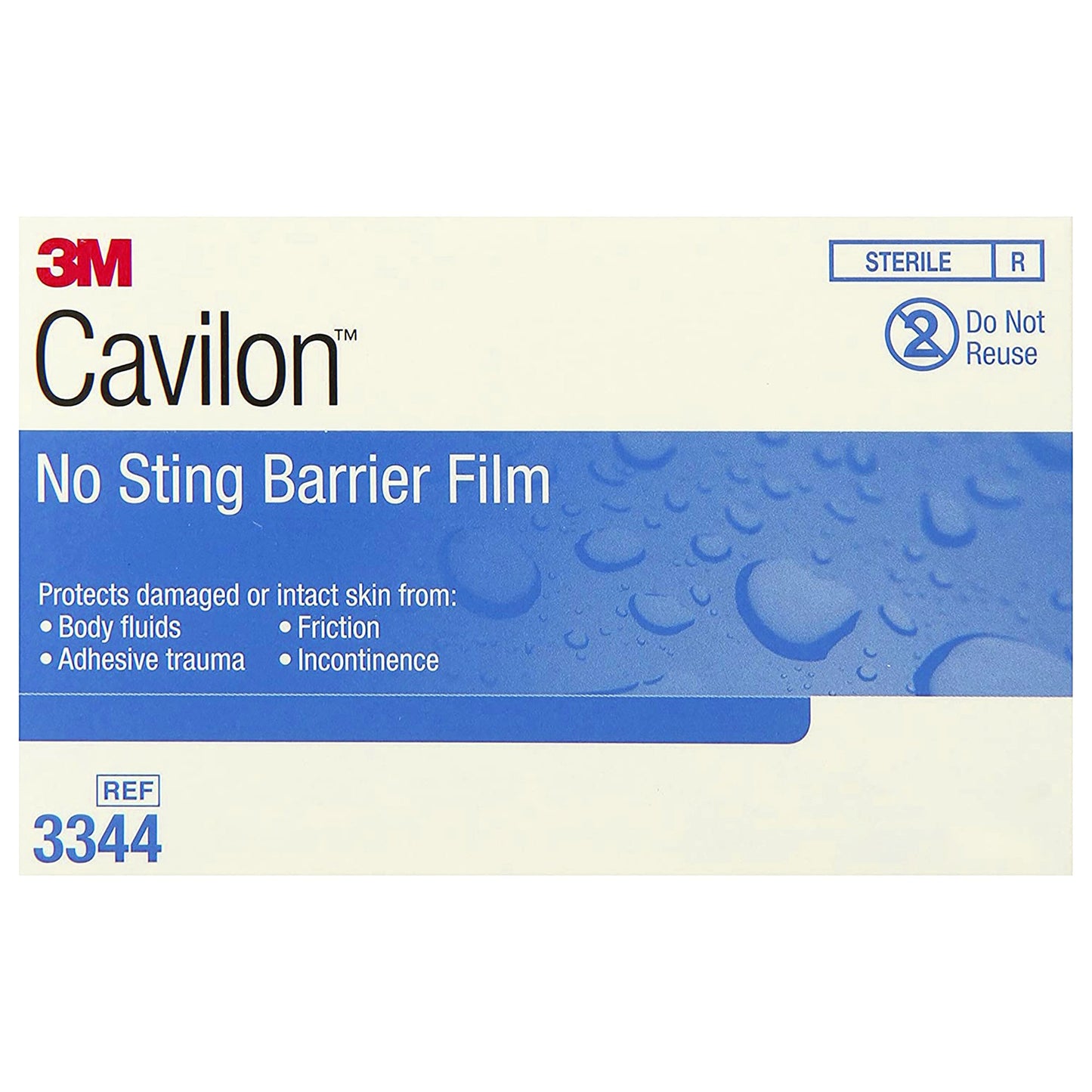 3M Cavilon Barrier Film Wipes, No Sting, Sterile 120/CASE -3344