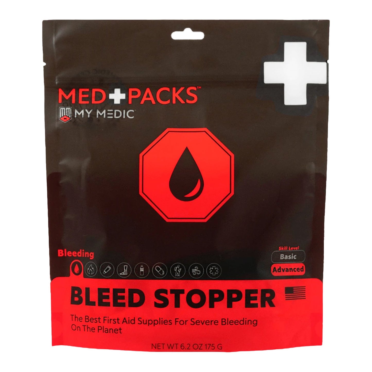 My Medic Med Packs First Aid Kit to Stop Bleeding – Emergency Supplies in Portable Pouch 1/EACH -MM-KIT-S-MD-PK-BLD-GEN-RAT