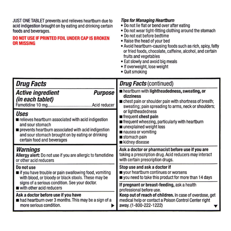 Major® Famotidine Antacid