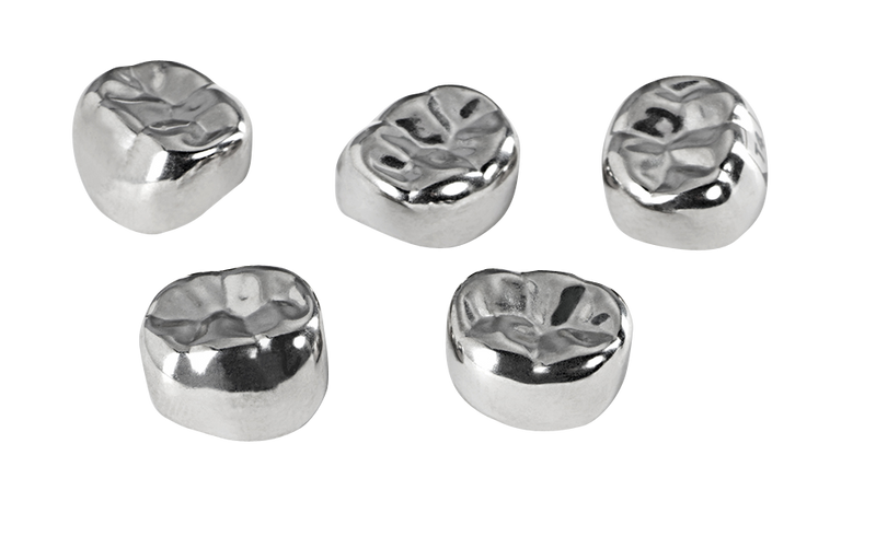 Stainless Steel Crowns 1st Primary Molar D-LL-6 5/bx. - BriteSources