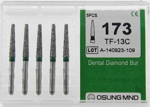 Diamond Burs, Taper Round Shape, Coarse Grit Multi-Use 197Tr-21C - BriteSources
